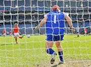 28 September 2008; Valerie Mulcahy, Cork, beats  Monaghan goalkeeper Linda Martin from a penalty during the first half of the game. TG4 All-Ireland Ladies Senior Football Championship Final, Cork v Monaghan, Croke Park, Dublin. Picture credit: David Maher / SPORTSFILE