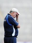 28 September 2008; Monaghan manager John McAleer reacts during the final moments of the game. TG4 All-Ireland Ladies Senior Football Championship Final, Cork v Monaghan, Croke Park, Dublin. Picture credit: Brendan Moran / SPORTSFILE