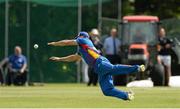 10 July 2015; Craig Williams, Namibia, misses a catch from Niall O'Brien, Ireland. ICC World Twenty20 Qualifier 2015, Ireland v Namibia. Stormont, Belfast. Picture credit: Oliver McVeigh / ICC / SPORTSFILE