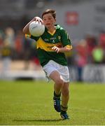 5 July 2015; Jack Sheehan, Abbeydorney NS, Kerry, during the Munster GAA Primary Game. Munster GAA Football Senior Championship Final, Kerry v Cork. Fitzgerald Stadium, Killarney, Co. Kerry. Picture credit: Stephen McCarthy / SPORTSFILE