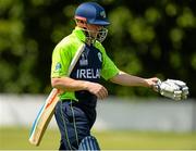 10 July 2015; Niall O'Brien, Ireland. ICC World Twenty20 Qualifier 2015, Ireland v Namibia. Stormont, Belfast. Picture credit: Oliver McVeigh / ICC / SPORTSFILE