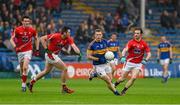 11 July 2015; Ger Mulhair, Tipperary, in action against Darren O'Hanlon and Colm Judge, Louth. GAA Football All-Ireland Senior Championship, Round 2B, Tipperary v Louth, Semple Stadium, Thurles, Co. Tipperary. Picture credit: Ray McManus / SPORTSFILE