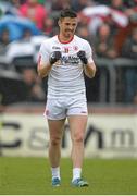 11 July 2015; Ronan O'Neill, Tyrone, celebrates at the final whistle. GAA Football All-Ireland Senior Championship, Round 2B, Tyrone v Meath, Healy Park, Omagh, Co. Tyrone. Picture credit: Brendan Moran / SPORTSFILE