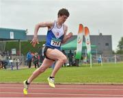 11 July 2015; Brian Kieran, Ratoath A.C., Co. Meath competing in the Boys U17 400m at the GloHealth Juvenile Track and Field Championships. Harriers Stadium, Tullamore, Co. Offaly. Picture credit: Sam Barnes / SPORTSFILE