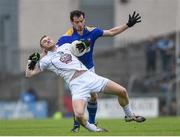 11 July 2015; Alan Smith, Kildare, in action against Barry Gilleran, Longford. GAA Football All-Ireland Senior Championship, Round 3A, Longford v Kildare, Cusack Park, Mullingar, Co. Westmeath. Picture credit: Matt Browne / SPORTSFILE