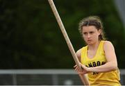 11 July 2015; Aisling Cassidy, Bandon A.C., Co. Cork, competing in the Girls U15 Pole Vault at the GloHealth Juvenile Track and Field Championships. Harriers Stadium, Tullamore, Co. Offaly. Picture credit: Sam Barnes / SPORTSFILE