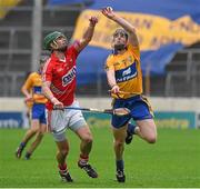 11 July 2015; Tony Kelly, Clare, in action against Brian Murphy, Cork. GAA Hurling All-Ireland Senior Championship, Round 2, Clare v Cork, Semple Stadium, Thurles, Co. Tipperary. Picture credit: Ray McManus / SPORTSFILE