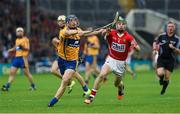 11 July 2015; Daniel Kearney, Cork, in action against David McInerney, Clare. GAA Hurling All-Ireland Senior Championship, Round 2, Clare v Cork, Semple Stadium, Thurles, Co. Tipperary. Picture credit: Ray McManus / SPORTSFILE