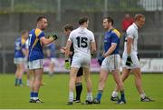 11 July 2015; Longford's Diarmuid Masterson after he was sent off by referee Derek O'Mahoney. GAA Football All-Ireland Senior Championship, Round 3A, Longford v Kildare, Cusack Park, Mullingar, Co. Westmeath. Picture credit: Matt Browne / SPORTSFILE