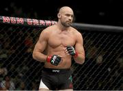 11 July 2015; Cathal Pendred during his Welterweight bout with John Howard. UFC 189 - Undercard. MGM Grand Garden Arena, Las Vegas, USA. Picture credit: Esther Lin / SPORTSFILE