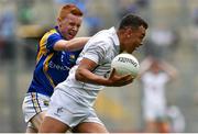 12 July 2015; Ethan O'Donohue, Kildare, in action against Michael Cahill, Longford. Electric Ireland Leinster GAA Football Minor Championship Final, Longford v Kildare, Croke Park, Dublin. Picture credit: Cody Glenn / SPORTSFILE