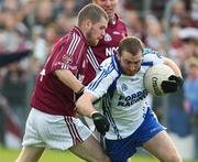 5 October 2008; Michael Bell, Ballinderry, in action against Francis McEldowney, Slaughtneil. Derry County Senior Football Final, Slaughtneil v Ballinderry, Celtic Park, Derry. Picture credit: Oliver McVeigh / SPORTSFILE