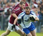 5 October 2008; Michael Bell, Ballinderry, in action against Francis McEldowney, Slaughtneil. Derry County Senior Football Final, Slaughtneil v Ballinderry, Celtic Park, Derry. Picture credit: Oliver McVeigh / SPORTSFILE