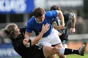 11 October 2008; Colm McMahon, St Mary's College, is tackled by Jamie Smith, Ballymena. AIB League Division 1, St Mary's College v Ballymena, Templeville Road, Dublin. Picture credit: Diarmuid Greene / SPORTSFILE