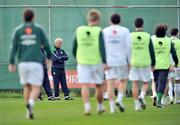 11 October 2008; Republic of Ireland manager Giovanni Trapattoni during squad training. Gannon Park, Malahide, Dublin. Picture credit: David Maher / SPORTSFILE