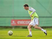 11 October 2008; Republic of Ireland captain Robbie Keane in action during squad training. Gannon Park, Malahide, Dublin. Picture credit: David Maher / SPORTSFILE