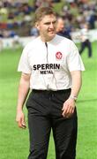 11 June 2000: Derry assistant manager Damien Cassidy on the sideline before the start of the game. Derry v Antrim, Ulster Football Championship, Casement Park, Belfast. Picture credit: Oliver McVeigh / SPORTSFILE