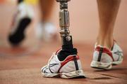 10 September 2008; A general view of a prosthetic limb. Beijing Paralympic Games 2008, National Stadium, Olympic Green, Beijing, China. Picture credit: Brian Lawless / SPORTSFILE