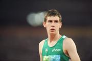 10 September 2008; Ireland's Michael McKillop, from Glengormley, Co. Antrim, awaits the start of the race. McKillop won Gold in the Men's 800m - T37 in a World Record Time of 1:59.39. Beijing Paralympic Games 2008, Men's 800m - T37, National Stadium, Olympic Green, Beijing, China. Picture credit: Brian Lawless / SPORTSFILE