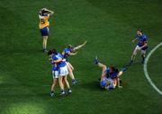 28 September 2008; Tipperary players celebrate after the game. TG4 All-Ireland Ladies Intermediate Football Championship Final, Clare v Tipperary, Croke Park, Dublin. Picture credit: Ray McManus / SPORTSFILE