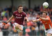 12 July 2015; Fiontan O Curraoin, Galway, in action against Brendan Donaghy, Armagh. GAA Football All-Ireland Senior Championship, Round 2B, Armagh v Galway, Athletic Grounds, Armagh. Picture credit: Matt Browne / SPORTSFILE