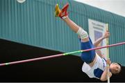 12 July 2015; Adam McNally, Lusk A.C., Co. Dublin, competing in the Boys U16 Pole Vault at the GloHealth Juvenile Track and Field Championships. Harriers Stadium, Tullamore, Co. Offaly. Picture credit: Sam Barnes / SPORTSFILE
