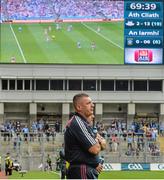 12 July 2015; Westmeath manager Tom Cribbin in the final minute of the match. Leinster GAA Football Senior Championship Final, Westmeath v Dublin, Croke Park, Dublin. Picture credit: Cody Glenn / SPORTSFILE