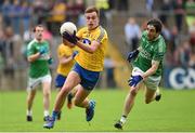 12 July 2015; Enda Smith, Roscommon, in action against Marty O'Brien, Fermamagh. GAA Football All-Ireland Senior Championship, Round 3A, Fermamagh v Roscommon, Brewster Park, Fermanagh. Photo by Sportsfile