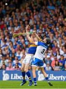 12 July 2015; Lar Corbett, Tipperary, in action against Barry Coughlan, Waterford. Munster GAA Hurling Senior Championship Final, Tipperary v Waterford. Semple Stadium, Thurles, Co. Tipperary. Picture credit: Stephen McCarthy / SPORTSFILE
