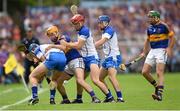 12 July 2015; Waterford players, from left, Michael Walsh, Eddie Barrett and Colin Dunford in action against Tipperary's Kieran Bergin and James Woodlock, right. Munster GAA Hurling Senior Championship Final, Tipperary v Waterford. Semple Stadium, Thurles, Co. Tipperary. Picture credit: Stephen McCarthy / SPORTSFILE