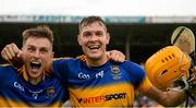 12 July 2015; Tipperary's Shane McGrath, left, and Seamus Callanan celebrate after the game. Munster GAA Hurling Senior Championship Final, Tipperary v Waterford. Semple Stadium, Thurles, Co. Tipperary. Picture credit: Piaras Ó Mídheach / SPORTSFILE