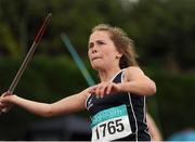 12 July 2015; Erica Deasy, Belgooly A.C., Co. Cork, competing in the Girls U15 Javelin at the GloHealth Juvenile Track and Field Championships. Harriers Stadium, Tullamore, Co. Offaly. Picture credit: Sam Barnes / SPORTSFILE
