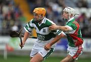 12 October 2008; Joe Phelan, Portlaoise, in action against Alan Delaney, Rathdowney/Errill. Laois County Senior Hurling Final, Portlaoise v Rathdowney/Errill, O'Moore Park, Portlaoise, Co. Laois. Picture credit: Stephen McCarthy / SPORTSFILE