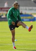 14 July 2015; Ireland's Simon Zebo during squad training. Sportsground, Galway. Picture credit: Seb Daly / SPORTSFILE