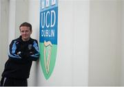 14 July 2015; UCD manager Collie O'Neill after a UCD AFC Press Conference ahead of their Europa League Second Round tie against SK Slovan Bratislava on Thursday in Slovakia. UCD Bowl, Belfield, Dublin. Picture credit: Dáire Brennan / SPORTSFILE