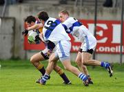19 October 2008; Ross O'Carroll, Kilmacud Crokes, in action against, Padraig Lee, 18, and Ronan Drumgoole, St Vincent's. Dublin Senior Football Semi-Final Replay, St Vincent's v Kilmacud Crokes, Parnell Park, Dublin. Picture credit: Pat Murphy / SPORTSFILE
