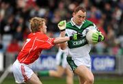 19 October 2008; Brian McCormack, Portlaoise, in action against James Whelehan, Timahoe. Laois Senior Football Final, Portlaoise v Timahoe, O'Moore Park, Portlaoise, Co. Laois. Picture credit: Stephen McCarthy / SPORTSFILE