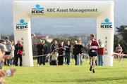 19 October 2008; Mark Christie, Mullingar Harriers A.C, approaches the finish line to win the KBC Asset Management Gerry Farnan 5 Mile Cross Country, organised by MSB A.C. Phoenix Park, Dublin. Picture credit: Tomas Greally / SPORTSFILE