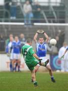 19 October 2008; Paddy Campbell, Sarsfields, scores the equalising point to draw the game. Kildare Senior Football Final, Sarsfields v Celbridge, St Conleth's Park, Newbridge, Co. Kildare. Picture credit: David Maher / SPORTSFILE