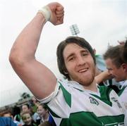 19 October 2008; Zach Tuohy, Portlaoise, celebrates after his side's victory. Laois Senior Football Final, Portlaoise v Timahoe, O'Moore Park, Portlaoise, Co. Laois. Picture credit: Stephen McCarthy / SPORTSFILE