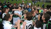 19 October 2008; Portlaoise players and supporters celebrate after their side's victory. Laois Senior Football Final, Portlaoise v Timahoe, O'Moore Park, Portlaoise, Co. Laois. Picture credit: Stephen McCarthy / SPORTSFILE