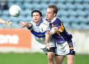 19 October 2008; Brian Maloney, St Vincent's, in action against Nicky McGrath, Kilmacud Crokes. Dublin Senior Football Semi-Final Replay, St Vincent's v Kilmacud Crokes, Parnell Park, Dublin. Picture credit: Daire Brennan / SPORTSFILE