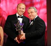 17 October 2008; Shane Ryan of Dublin is presented with his GAA All-Star award by Nickey Brennan, GAA President, during the 2008 GAA All-Stars sponsored by Vodafone. Citywest Hotel, Conference, Leisure & Golf Resort, Dublin. Picture credit: Brendan Moran / SPORTSFILE