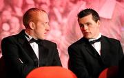 17 October 2008; Gary Connaughton, Westmeath, left, and Conor Gormley, Tyrone, during the GAA All-Stars Awards 2008 Sponsored by Vodafone. Citywest Hotel, Conference, Leisure & Golf Resort, Dublin. Picture credit: Brendan Moran / SPORTSFILE