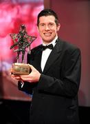 17 October 2008; Sean Cavanagh of Tyrone with his GAA All-Star Footballer of the Year award at the 2008 GAA All-Stars sponsored by Vodafone. Citywest Hotel, Conference, Leisure & Golf Resort, Dublin. Picture credit: Brendan Moran / SPORTSFILE
