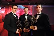17 October 2008; Tipperary GAA All-Stars award winners, from left, Conor O'Mahony, Shane McGrath and Brendan Cummins at the 2008 GAA All-Stars sponsored by Vodafone. Citywest Hotel, Conference, Leisure & Golf Resort, Dublin. Picture credit: Ray McManus / SPORTSFILE