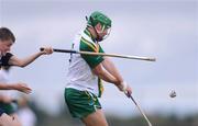 18 October 2008; Ronan Keddy, Ireland, in action against Ali MacLennan, Scotland. Under 21 Men's Shinty International, Ireland v Scotland, Durrow, Co. Laois. Photo by Sportsfile