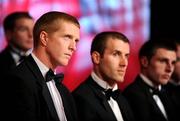 17 October 2008; GAA Hurling All-Star's, from left, Henry Shefflin, Kilkenny, Ben O'Connor, Cork, and Shane McGrath, Tipperary, during the 2008 GAA All-Stars sponsored by Vodafone. Citywest Hotel, Conference, Leisure & Golf Resort, Dublin. Picture credit: Brendan Moran / SPORTSFILE