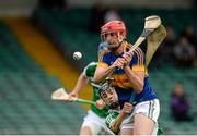 16 July 2015; Colin O'Riordan, Tipperary, scores his side's first goal. Bord Gáis Energy Munster GAA U21 Hurling Championship, Semi-Final, Limerick v Tipperary. Gaelic Grounds, Limerick. Picture credit: Dáire Brennan / SPORTSFILE