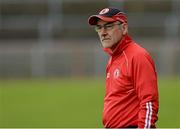 28 June 2015; Mickey Harte, Tyrone manager. GAA Football All-Ireland Senior Championship, Round 1B, Tyrone v Limerick. Healy Park, Omagh, Co. Tyrone. Picture credit: Oliver McVeigh / SPORTSFILE